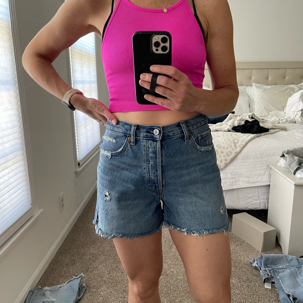 Abercrombie High Rise 4” Shorts